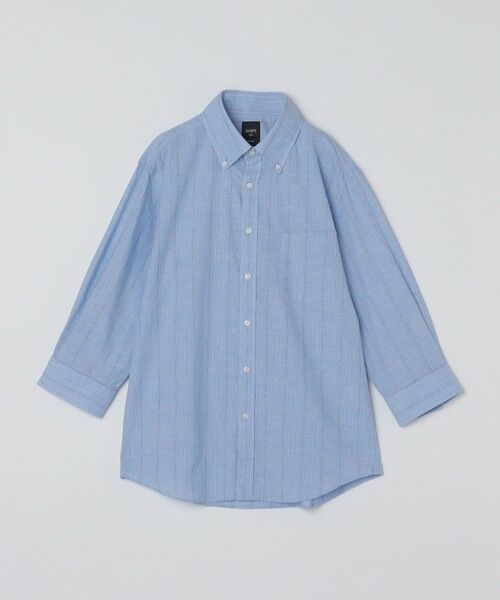 SHIPS / シップス シャツ・ブラウス | SHIPS Colors:コットン リネン ストライプ 7分袖 シャツ | 詳細8