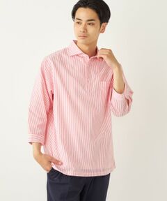 SHIPS / シップス シャツ・ブラウス | SHIPS Colors:〈洗濯機可能〉シアーサッカー スキッパー 7分袖 シャツ