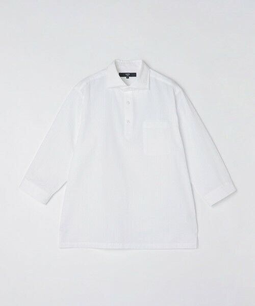 SHIPS / シップス シャツ・ブラウス | SHIPS Colors:〈洗濯機可能〉シアーサッカー スキッパー 7分袖 シャツ | 詳細1