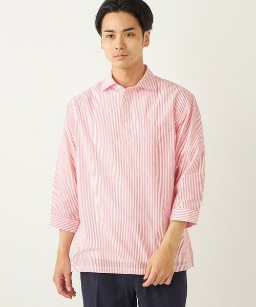 SHIPS / シップス シャツ・ブラウス | SHIPS Colors:〈洗濯機可能〉シアーサッカー スキッパー 7分袖 シャツ | 詳細21