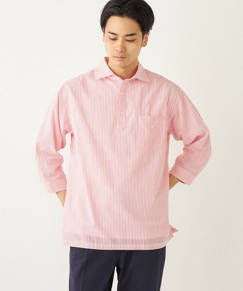 SHIPS / シップス シャツ・ブラウス | SHIPS Colors:〈洗濯機可能〉シアーサッカー スキッパー 7分袖 シャツ | 詳細23