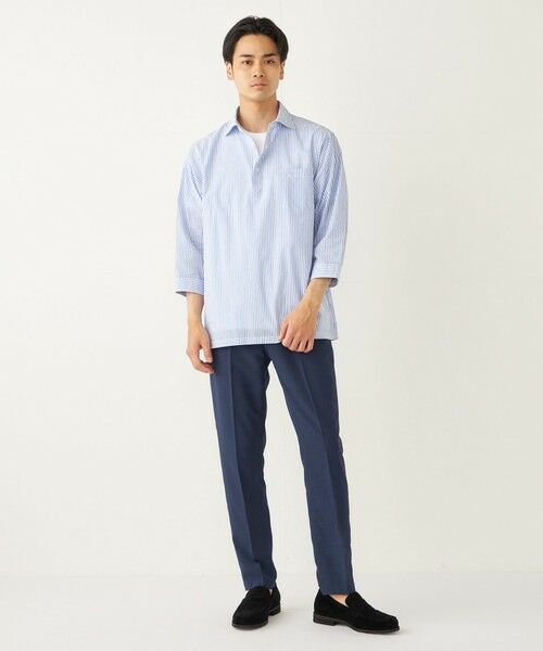 SHIPS / シップス シャツ・ブラウス | SHIPS Colors:〈洗濯機可能〉シアーサッカー スキッパー 7分袖 シャツ | 詳細29