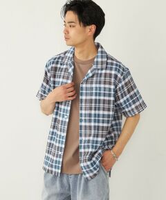 SHIPS / シップス シャツ・ブラウス | SHIPS Colors: 〈洗濯機可能〉 カラミ チェック オープンカラー シャツ