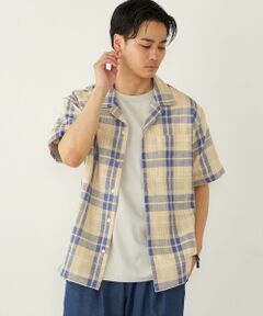 SHIPS / シップス シャツ・ブラウス | SHIPS Colors: 〈洗濯機可能〉 カラミ チェック オープンカラー シャツ