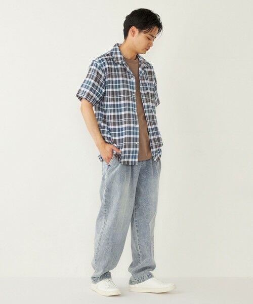 SHIPS / シップス シャツ・ブラウス | SHIPS Colors: 〈洗濯機可能〉 カラミ チェック オープンカラー シャツ | 詳細7