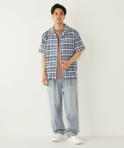 SHIPS / シップス シャツ・ブラウス | SHIPS Colors: 〈洗濯機可能〉 カラミ チェック オープンカラー シャツ | 詳細10