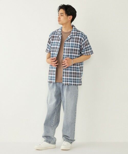 SHIPS / シップス シャツ・ブラウス | SHIPS Colors: 〈洗濯機可能〉 カラミ チェック オープンカラー シャツ | 詳細11