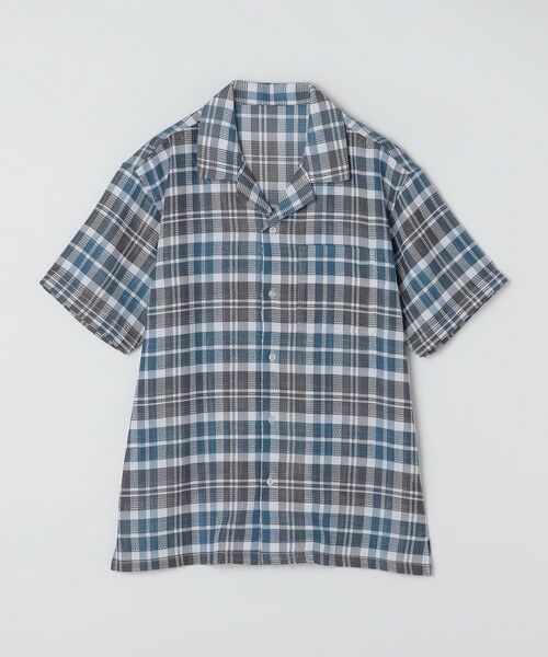 SHIPS / シップス シャツ・ブラウス | SHIPS Colors: 〈洗濯機可能〉 カラミ チェック オープンカラー シャツ | 詳細1