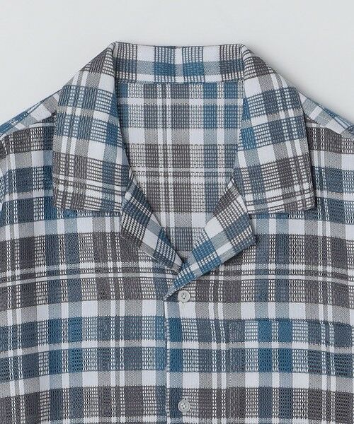 SHIPS / シップス シャツ・ブラウス | SHIPS Colors: 〈洗濯機可能〉 カラミ チェック オープンカラー シャツ | 詳細3