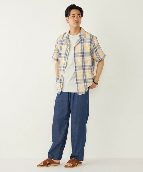 SHIPS / シップス シャツ・ブラウス | SHIPS Colors: 〈洗濯機可能〉 カラミ チェック オープンカラー シャツ | 詳細19