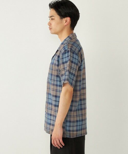 SHIPS / シップス シャツ・ブラウス | SHIPS Colors: 〈洗濯機可能〉 カラミ チェック オープンカラー シャツ | 詳細24