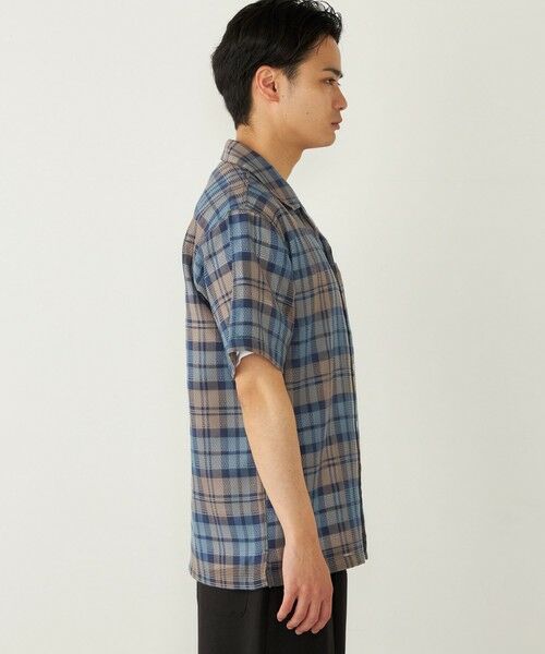 SHIPS / シップス シャツ・ブラウス | SHIPS Colors: 〈洗濯機可能〉 カラミ チェック オープンカラー シャツ | 詳細26