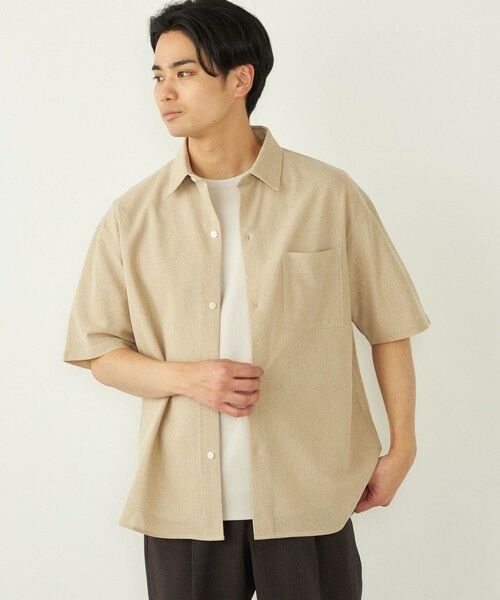 SHIPS / シップス シャツ・ブラウス | SHIPS Colors:〈洗濯機可能〉シャリル ジャージー シャツ◇(ベージュ)