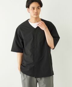 SHIPS / シップス シャツ・ブラウス | SHIPS Colors:〈洗濯機可能〉MoveFit(R) ノーカラー ショートスリーブ シャツ