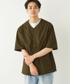 SHIPS / シップス シャツ・ブラウス | SHIPS Colors:〈洗濯機可能〉MoveFit(R) ノーカラー ショートスリーブ シャツ