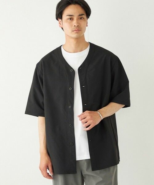 SHIPS / シップス シャツ・ブラウス | SHIPS Colors:〈洗濯機可能〉MoveFit(R) ノーカラー ショートスリーブ シャツ | 詳細8