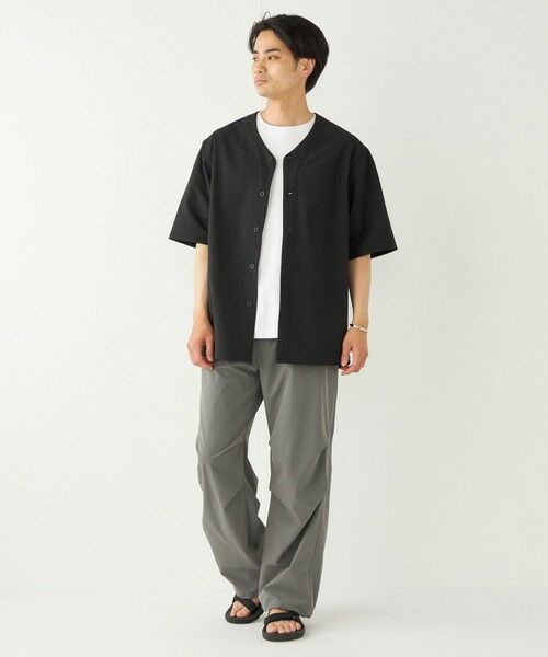 SHIPS / シップス シャツ・ブラウス | SHIPS Colors:〈洗濯機可能〉MoveFit(R) ノーカラー ショートスリーブ シャツ | 詳細12