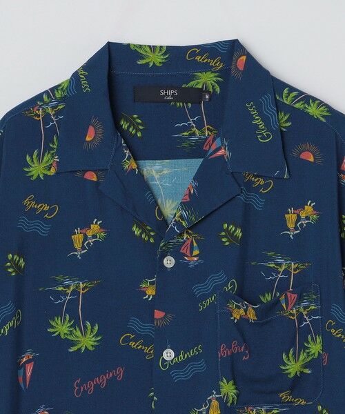 SHIPS / シップス シャツ・ブラウス | SHIPS Colors:〈洗濯機可能〉レーヨン プリント オープンカラー シャツ | 詳細5