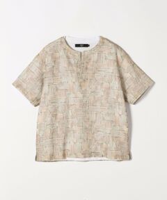 SHIPS / シップス その他トップス | SHIPS Colors:シアー メッシュ プリント アンサンブル プルオーバー◇