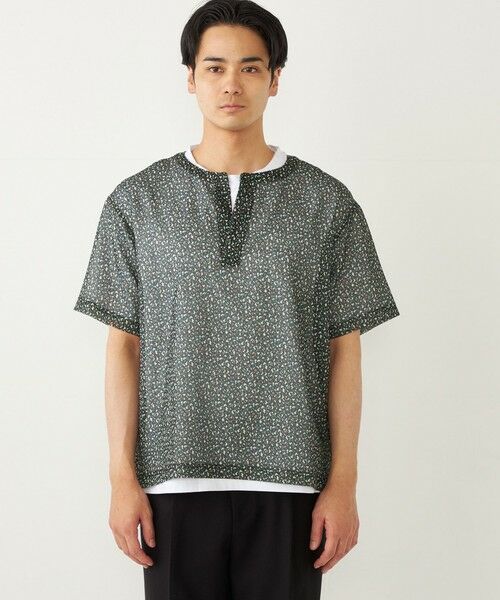 SHIPS / シップス その他トップス | SHIPS Colors:シアー メッシュ プリント アンサンブル プルオーバー◇ | 詳細4