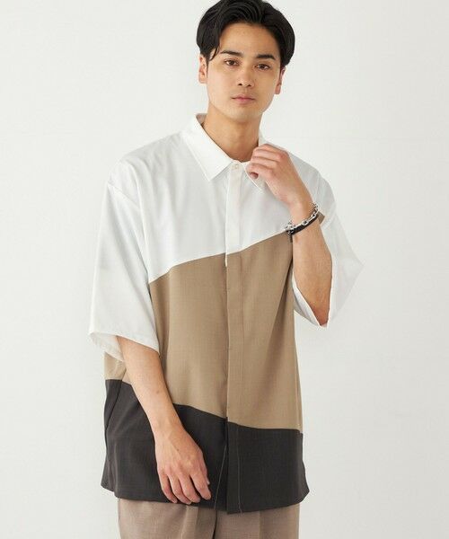 SHIPS / シップス シャツ・ブラウス | SHIPS Colors:〈洗濯機可能〉比翼 ブロッキング シャツ | 詳細4