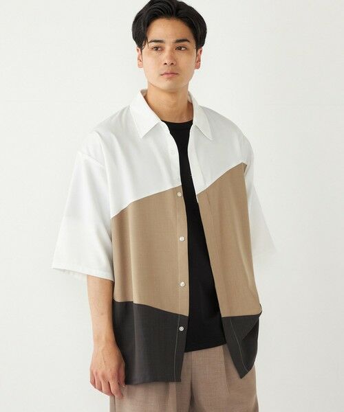 SHIPS / シップス シャツ・ブラウス | SHIPS Colors:〈洗濯機可能〉比翼 ブロッキング シャツ | 詳細5