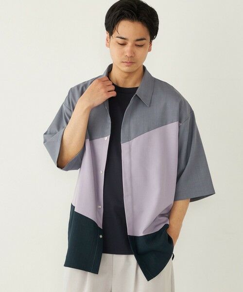 SHIPS / シップス シャツ・ブラウス | SHIPS Colors:〈洗濯機可能〉比翼 ブロッキング シャツ | 詳細24