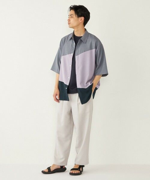 SHIPS / シップス シャツ・ブラウス | SHIPS Colors:〈洗濯機可能〉比翼 ブロッキング シャツ | 詳細28