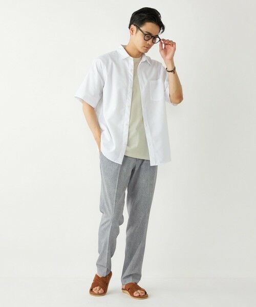 SHIPS / シップス シャツ・ブラウス | SHIPS Colors:リネン COOLMAX(R) ミックス ショートスリーブ シャツ◇ | 詳細3