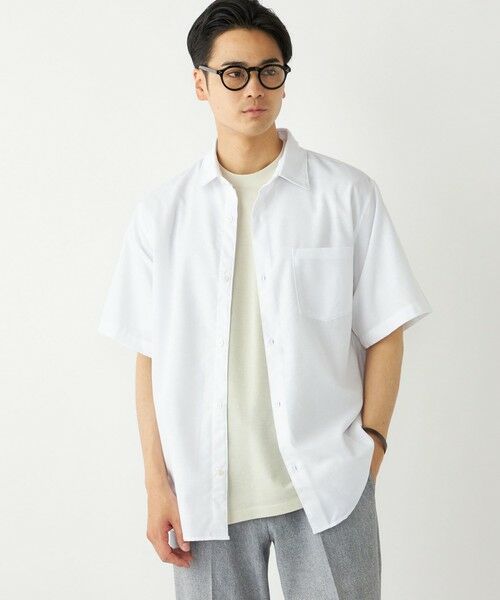 SHIPS / シップス シャツ・ブラウス | SHIPS Colors:リネン COOLMAX(R) ミックス ショートスリーブ シャツ◇ | 詳細4