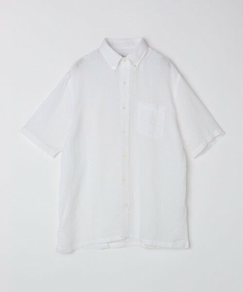 SHIPS / シップス シャツ・ブラウス | SHIPS Colors:リネン ボタンダウン ショートスリーブ シャツ | 詳細1