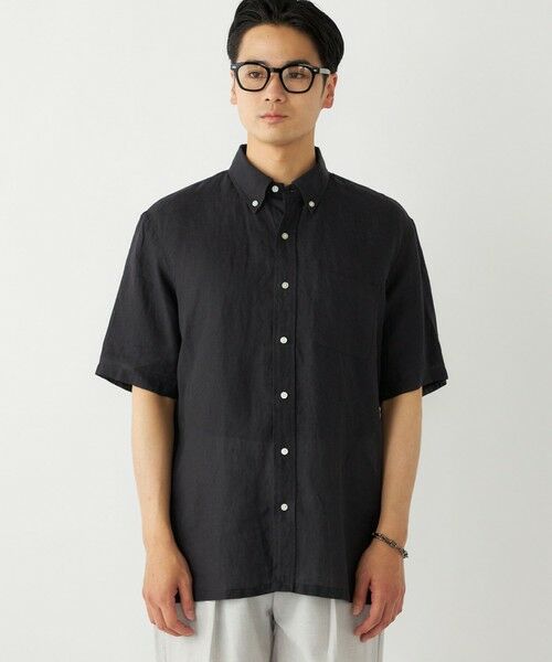 SHIPS / シップス シャツ・ブラウス | SHIPS Colors:リネン ボタンダウン ショートスリーブ シャツ | 詳細10