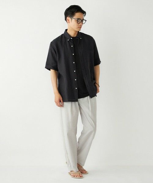 SHIPS / シップス シャツ・ブラウス | SHIPS Colors:リネン ボタンダウン ショートスリーブ シャツ | 詳細14