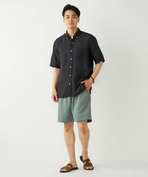 SHIPS / シップス シャツ・ブラウス | SHIPS Colors:リネン ボタンダウン ショートスリーブ シャツ | 詳細15