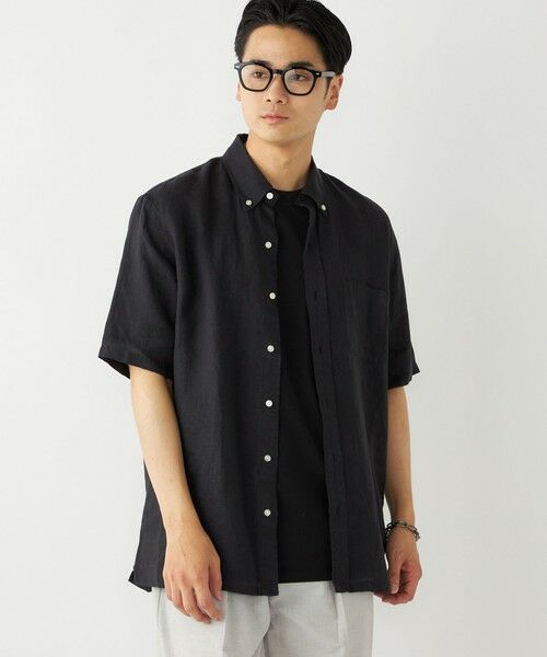 SHIPS / シップス シャツ・ブラウス | SHIPS Colors:リネン ボタンダウン ショートスリーブ シャツ | 詳細16