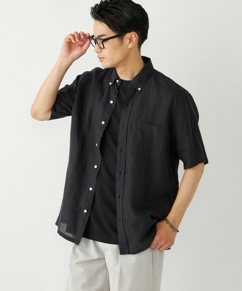 SHIPS / シップス シャツ・ブラウス | SHIPS Colors:リネン ボタンダウン ショートスリーブ シャツ | 詳細17