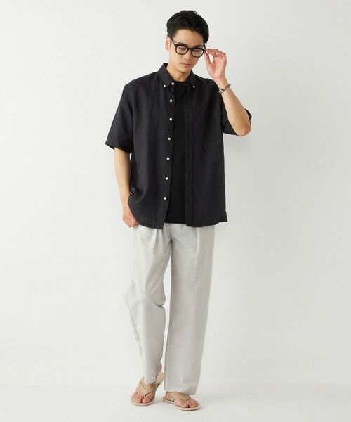 SHIPS / シップス シャツ・ブラウス | SHIPS Colors:リネン ボタンダウン ショートスリーブ シャツ | 詳細18