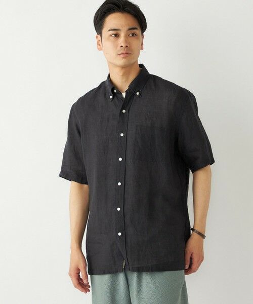 SHIPS / シップス シャツ・ブラウス | SHIPS Colors:リネン ボタンダウン ショートスリーブ シャツ | 詳細20