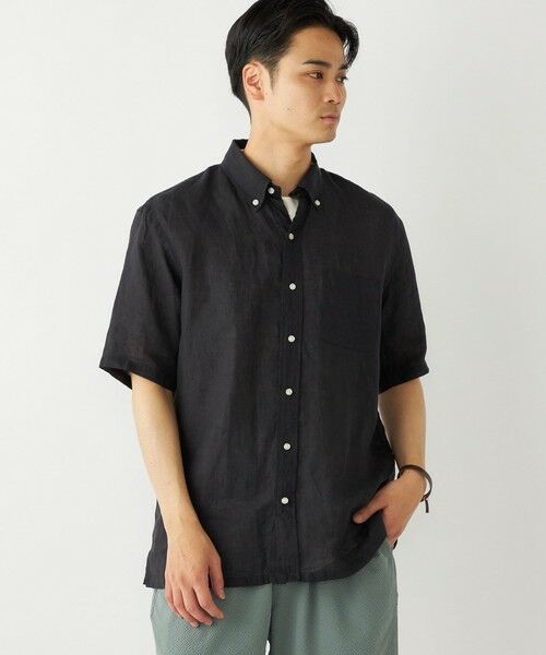 SHIPS / シップス シャツ・ブラウス | SHIPS Colors:リネン ボタンダウン ショートスリーブ シャツ | 詳細21
