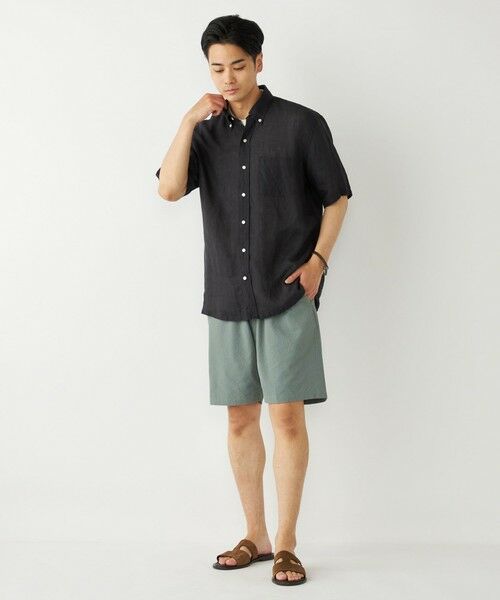 SHIPS / シップス シャツ・ブラウス | SHIPS Colors:リネン ボタンダウン ショートスリーブ シャツ | 詳細22