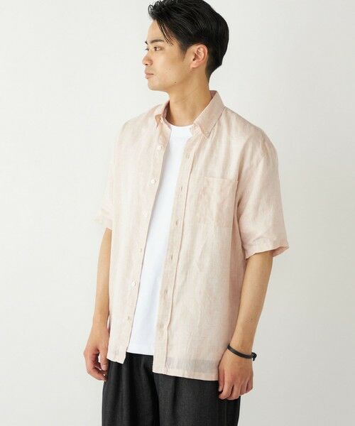 SHIPS / シップス シャツ・ブラウス | SHIPS Colors:リネン ボタンダウン ショートスリーブ シャツ | 詳細28