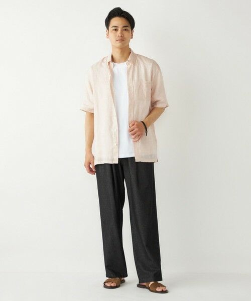 SHIPS / シップス シャツ・ブラウス | SHIPS Colors:リネン ボタンダウン ショートスリーブ シャツ | 詳細29