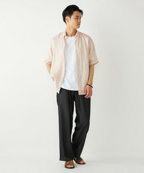 SHIPS / シップス シャツ・ブラウス | SHIPS Colors:リネン ボタンダウン ショートスリーブ シャツ | 詳細30