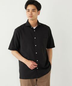 SHIPS / シップス シャツ・ブラウス | SHIPS Colors:ノーアイロン ウールライク ワイドカラー ショートスリーブ シャツ