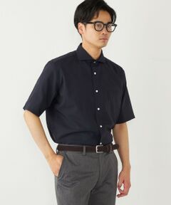 SHIPS / シップス シャツ・ブラウス | SHIPS Colors:ノーアイロン ウールライク ワイドカラー ショートスリーブ シャツ