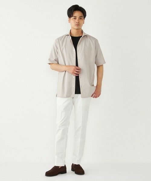 SHIPS / シップス シャツ・ブラウス | SHIPS Colors:ノーアイロン ウールライク ワイドカラー ショートスリーブ シャツ | 詳細14