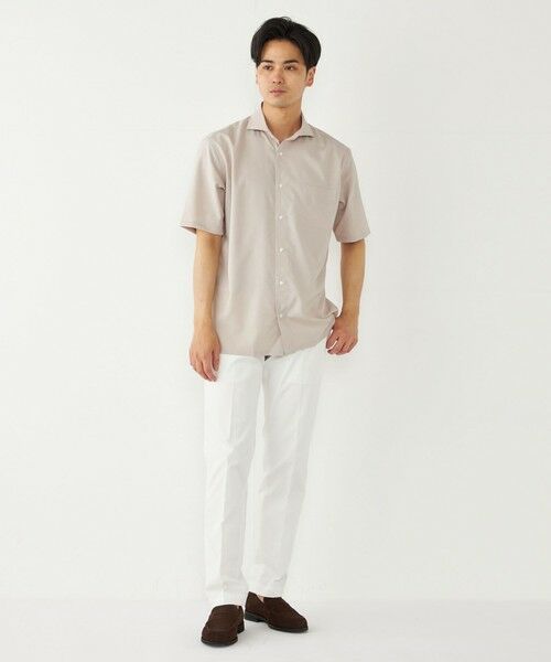 SHIPS / シップス シャツ・ブラウス | SHIPS Colors:ノーアイロン ウールライク ワイドカラー ショートスリーブ シャツ | 詳細16