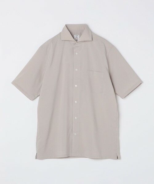 SHIPS / シップス シャツ・ブラウス | SHIPS Colors:ノーアイロン ウールライク ワイドカラー ショートスリーブ シャツ | 詳細1