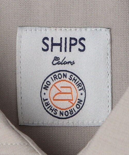 SHIPS / シップス シャツ・ブラウス | SHIPS Colors:ノーアイロン ウールライク ワイドカラー ショートスリーブ シャツ | 詳細6