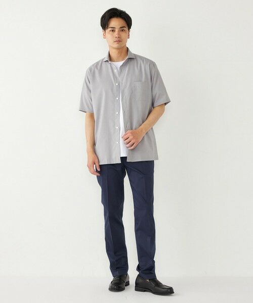 SHIPS / シップス シャツ・ブラウス | SHIPS Colors:ノーアイロン ウールライク ワイドカラー ショートスリーブ シャツ | 詳細26